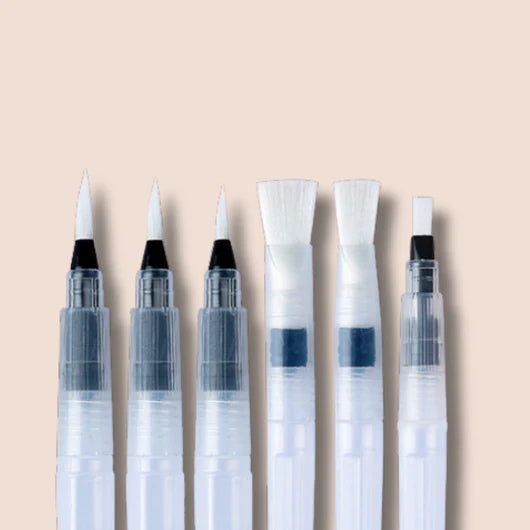 Kit de 6 pinceaux rechargeable