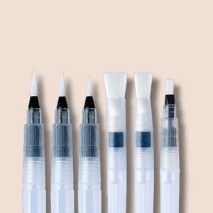 6 Refillable Water Brushes