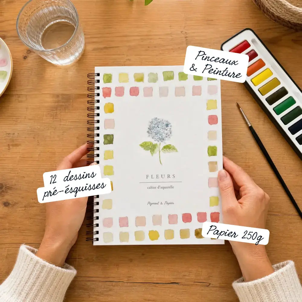 Livret d'Aquarelle Pigment & Papier